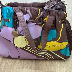 Ted Baker Bodywear Floral Print Nylon Tote